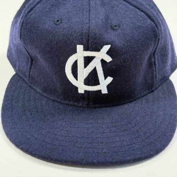 Ebbets Field Flannels Other - Ebbets Field Flannels Kansas City Katz Navy Wool Fitted Baseball Cap Hat 7 3/8